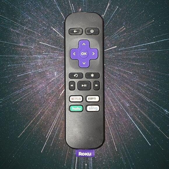 OEM Original Roku Remote Working -RC-ALIR 3226000612 Netflix Hulu Sling VUDU - Picture 1 of 4